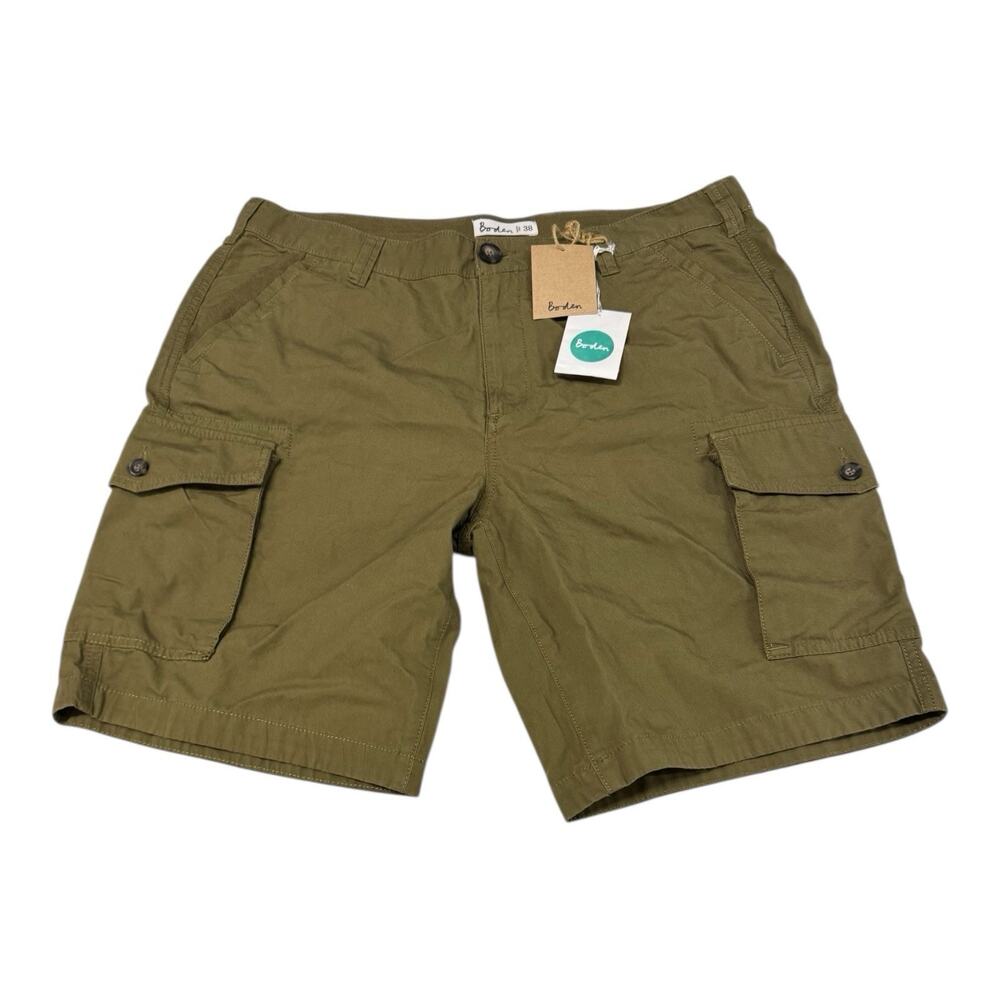 Boden Men's 38 Army Green Cargo Shorts Gorpcore Hiking Camping Outdoor Active